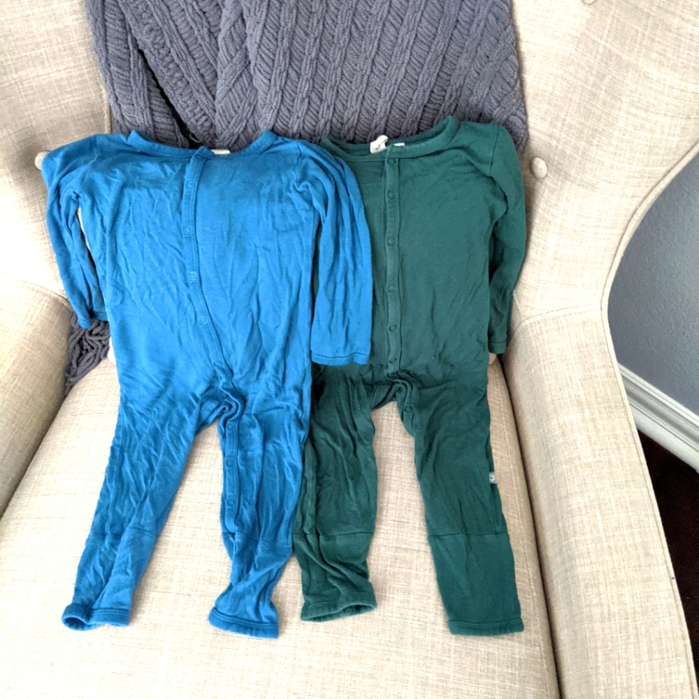 Kyte Baby Snap Rompers Set 12-18 month